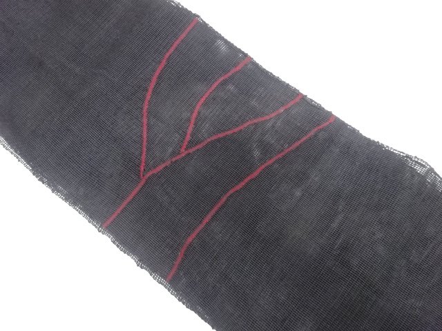 JAPANESEKIMONO / ANTIQUE KIMONO FOR SUMMER MOUNTAIN RANGE PATTERN WOVE